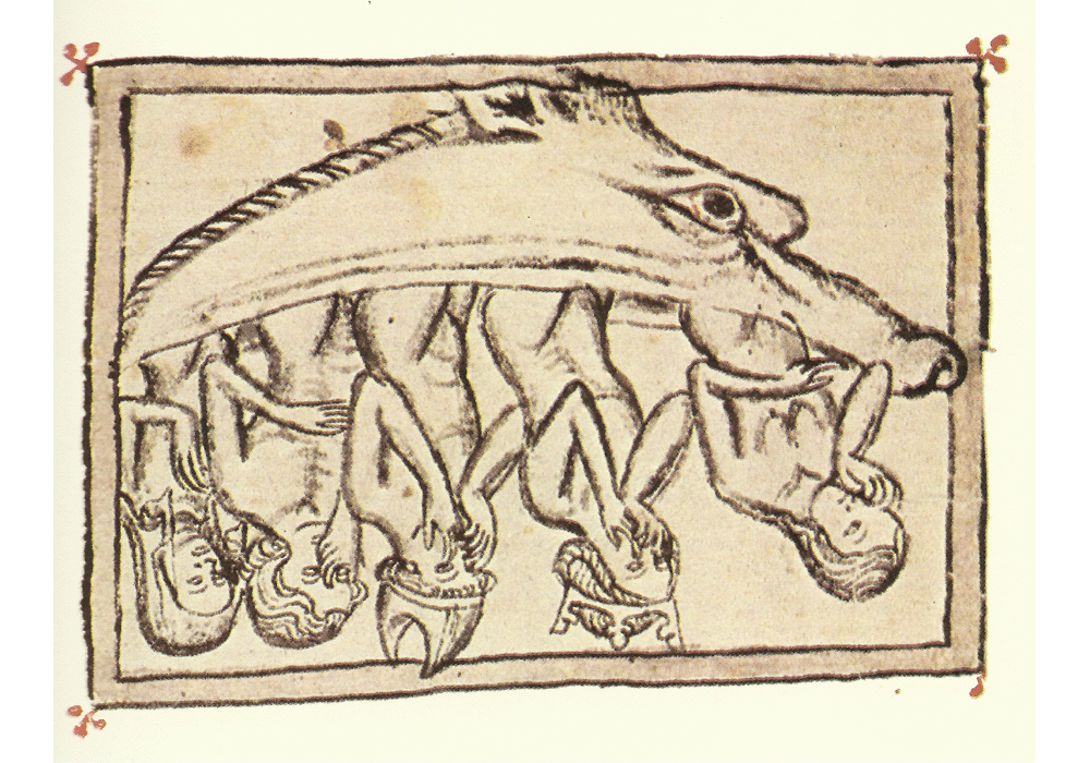 Breviari d'Amor-Ermengaud Beziers-Guillem Copons-Manuscript-Illuminated codex-facsimile book-Vicent García Editores-15 Detail.